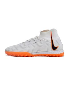 Chuteira Nike React Phantom Luna Elite Society Branco/Laranja