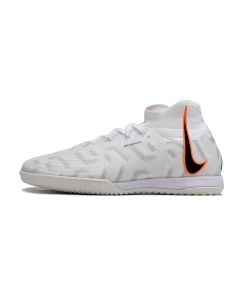 Chuteira Nike React Phantom Luna Elite Futsal Branco/Laranja