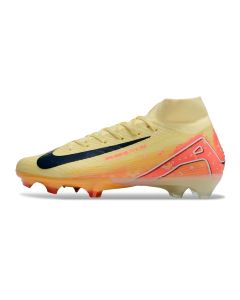 Chuteira de Campo NIKE Air Zoom Superfly 10 Elite FG Mbappe Amarelo/Laranja