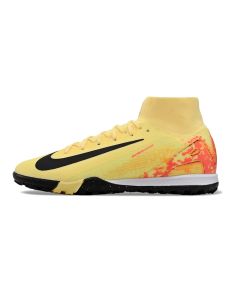 Chuteira Nike Air Zoom Mercurial Superfly 10 Elite Society Mbappe Amarelo/Laranja