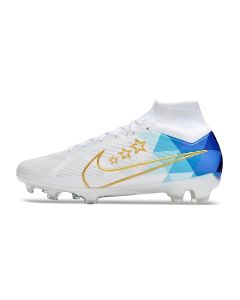 Chuteira de Campo NIKE Air Zoom Superfly 9 Elite FG Branco/Azul