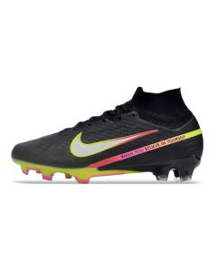 Chuteira de Campo NIKE Air Zoom Superfly 9 Elite FG Preto/Amarelo/Rosa