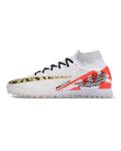 Chuteira NIKE Air Zoom Mercurial Superfly 9 Elite Society Branco/Vermelho