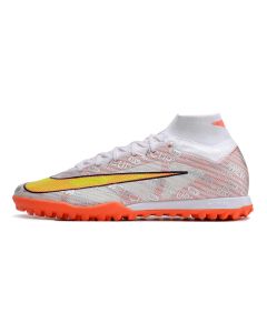 Chuteira NIKE Air Zoom Mercurial Superfly 9 Elite Society Laranja/Branco