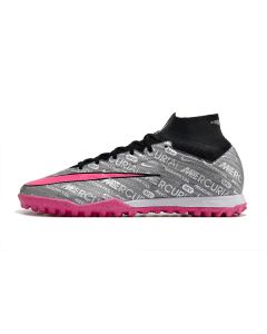 Chuteira NIKE Air Zoom Mercurial Superfly 9 Elite Society XXV Prata/Rosa