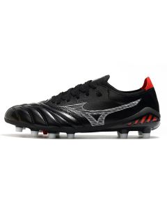 Chuteira de Campo Mizuno Morelia Neo 3 β Made In Japan FG Preto/Vermelho