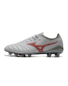 Chuteira de Campo Mizuno Morelia Neo 3 β Made In Japan FG Branco Laranja