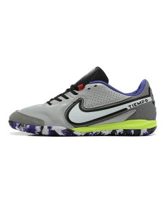 Chuteira NIKE Tiempo Legend 9 Academy Futsal Cinza/Roxo