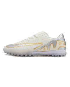 Chuteira Nike Air Zoom Mercurial Vapor 15 Academy Society Branco/Dourado