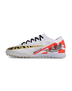 Chuteira Nike Air Zoom Mercurial Vapor 15 Elite Society Branco/Vermelho