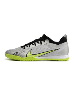 Chuteira Nike Air Zoom Mercurial Vapor 15 Pro Futsal XXV Prata/Verde