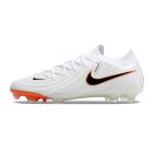 Chuteira de Campo NIKE Phantom GX II Elite LV8 FG Branco/Laranja