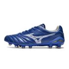 Chuteira de Campo Mizuno Morelia 4 Neo FG Azul/Branco