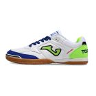 Chuteira Joma Top Flex Futsal Branco/Verde/Azul