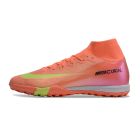 Chuteira Nike Air Zoom Mercurial Superfly 10 Elite Society Cosmic Speed 2 Laranja/Amarelo