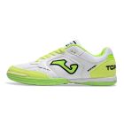 Chuteira Joma Top Flex Futsal Branco/Verde/Amarelo