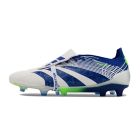 Chuteira de Campo ADIDAS Predator+ Elite FG Azul/Branco/Verde