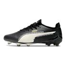 Chuteira de Campo Puma King Ultimate FG Preto/Branco