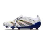 Chuteira de Campo ADIDAS Predator+ Elite FG Branco/Azul/Vermelho