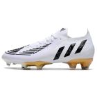 Chuteira de Campo ADIDAS Predator Edge.1 Low FG Branco Dourado