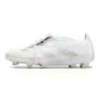 Chuteira de Campo ADIDAS Predator+ Elite FG Branco/Cinza