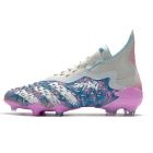 Chuteira de Campo ADIDAS Predator Freak+ FG Branco Rosa Azul