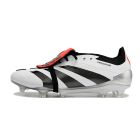 Chuteira de Campo ADIDAS Predator+ Elite FG Branco/Preto