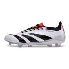 Chuteira de Campo ADIDAS Predator Elite FG Branco/Preto/Vermelho