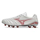 Chuteira de Campo Mizuno Morelia 4 Neo FG Branco/Vermelho