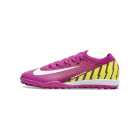 Chuteira Nike Air Zoom Mercurial Vapor 16 Pro Society Rosa/Amarelo/Branco