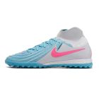 Chuteira Nike React Phantom Luna II Elite Society Azul/Cinza/Rosa