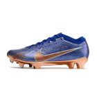 Chuteira de Campo NIKE Air Zoom Mercurial Vapor 15 Elite FG Azul/Dourado