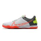 Chuteira NIKE React Gato Futsal Cinza Laranja