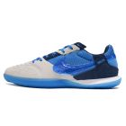 Chuteira NIKE Street Gato Futsal Cinza Azul 