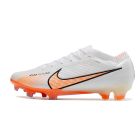 Chuteira de Campo NIKE Air Zoom Mercurial Vapor 15 Elite FG Branco/Laranja