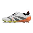 Chuteira de Campo ADIDAS Predator+ Elite FG Branco/Laranja/Amarelo