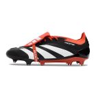 Chuteira de Campo ADIDAS Predator+ Elite FG Preto/Vermelho