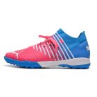 Chuteira PUMA Future Z 1.4 Pro Cage Society Rosa/Azul