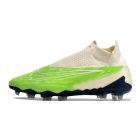 Chuteira de Campo NIKE Phantom GX Elite DF FG Bege/Verde/Preto