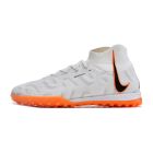 Chuteira Nike React Phantom Luna Elite Society Branco/Laranja