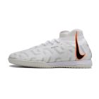 Chuteira Nike React Phantom Luna Elite Futsal Branco/Laranja