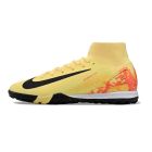 Chuteira Nike Air Zoom Mercurial Superfly 10 Elite Society Mbappe Amarelo/Laranja