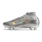 Chuteira de Campo NIKE Air Zoom Superfly 9 Elite FG XXV Prata/Dourado