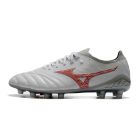 Chuteira de Campo Mizuno Morelia Neo 3 β Made In Japan FG Branco Laranja