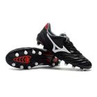 Chuteira de Campo Mizuno Morelia Neo FG Preto Vermelho