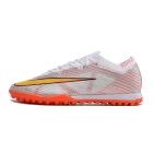 Chuteira Nike Air Zoom Mercurial Vapor 15 Elite Society Branco/Laranja