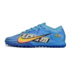 Chuteira Nike Air Zoom Mercurial Vapor 15 Elite Society Mbappe Azul/Amarelo