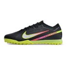 Chuteira Nike Air Zoom Mercurial Vapor 15 Elite Society Preto/Verde/Rosa