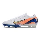 Chuteira de Campo NIKE Air Zoom Mercurial Vapor 16 Elite FG Branco/Laranja/Azul