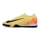 Chuteira Nike Air Zoom Mercurial Vapor 16 Pro Society Mbappe Amarelo/Laranja